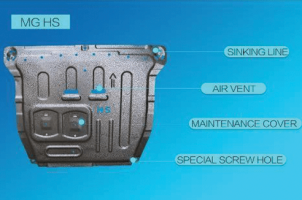 scur protectie motor din metal MG HS